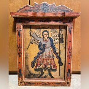 Mexican Folk Art Retablo by Ramos Filemon